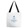 keep calm and grandaddy on! Tote Bags