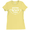 resting grinch face dr Ladies Fitted T-Shirt