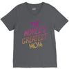 The World's Greatest Mom V-Neck Tee