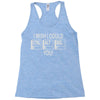 i wish i could ctrl alt del you Racerback Tank