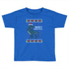 ugly dinosaur merry christmas Toddler T-shirt