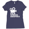 film school dropout Ladies Fitted T-Shirt
