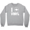 i love vinyl Crewneck Sweatshirt
