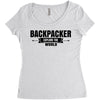Backpacker Explore The World Women's Triblend Scoop T-shirt