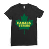 canada strong Ladies Fitted T-Shirt