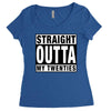 straight outta my twenties Women's Triblend Scoop T-shirt