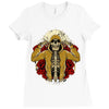 hip hop and rose Ladies Fitted T-Shirt