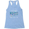 i'm a good nurse i just cuss a lot Racerback Tank