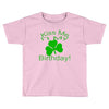 kiss me i't my birthday pi Toddler T-shirt