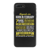 Legends Are Born In February iPhone 7 Plus Case