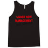 under new management just married mens black wedding present husband t Tank Top