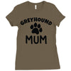 greyhound mum Ladies Fitted T-Shirt