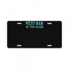 west ham in the blood retro style new License Plate