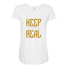 KEEP REAL Maternity Scoop Neck T-shirt
