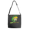 call me zelda one more time Adjustable Strap Totes