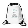 mom right about everything since xxxx Drawstring Bags