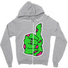 zombie okay Zipper Hoodie