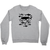 shark chart light blue t shirt Crewneck Sweatshirt