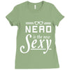 nerd is the new sexy Ladies Fitted T-Shirt