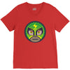 lucha libre   green V-Neck Tee