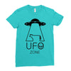 ufo zone Ladies Fitted T-Shirt