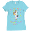 Unicorns are born in May Ladies Fitted T-Shirt