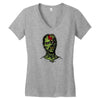 zombie brain out Women's V-Neck T-Shirt