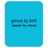 genius by birth slacker by choice t shirt large funny nerd tee slacker Mousepad