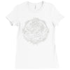 prepare for the future white Ladies Fitted T-Shirt