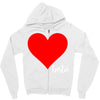 Besties Heart Family Matching Zipper Hoodie