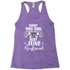 sorry this girl is already taken by a super sexy june boyfriend Racerback Tank