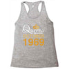 queens are born in october 1969 Racerback Tank