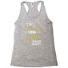 wine outside Racerback Tank