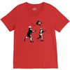 banksy kids play t.v. ball V-Neck Tee