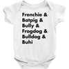 frenchies united Baby Bodysuit