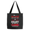 There's This Boy Who Stole My Heart He Calls Me Grandma Tote Bags