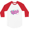 softball diva neon 3/4 Sleeve Shirt