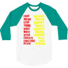 fight, dream, lead! 3/4 Sleeve Shirt