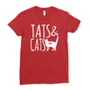 tats and cats Ladies Fitted T-Shirt