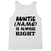 personalised auntie Tank Top