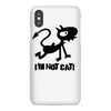 i'm not cat iPhoneX Case