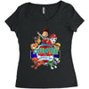 paw patrol birthday boy auntie Women's Triblend Scoop T-shirt