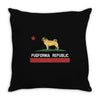 colifornia republic parody pugfornia republic Throw Pillow