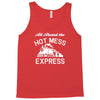 all aboard hot mess express train Tank Top