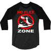 no flex zone arm gym workout 3/4 Sleeve Shirt