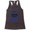 Behind Every Great Driller's Daughters Is A Truly Amazing Dad Racerback Tank