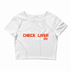 check liver light is on Crop Top