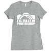 funny camera photography (2) Ladies Fitted T-Shirt