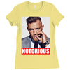 conor mcgregor notorious Ladies Fitted T-Shirt