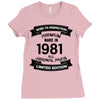 Premium Vintage  1981 Ladies Fitted T-Shirt